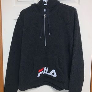 Fleece Fila Hoodie